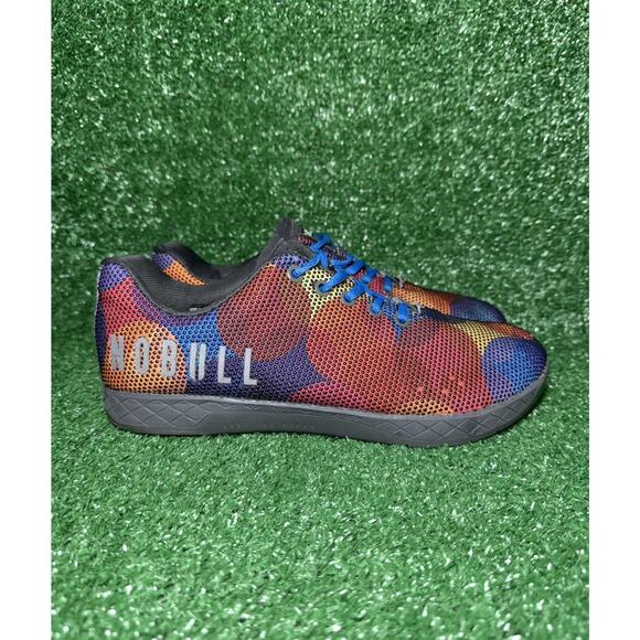 NOBULL Project Training Shoes Colorful Camo Print Sneakers Men’s 9/Women’s 10.5 - Picture 1 of 10